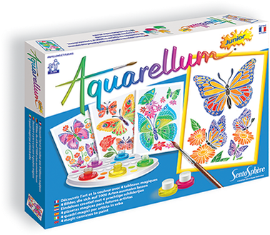 Aquarellum Junior Butterflies and Flowers-2