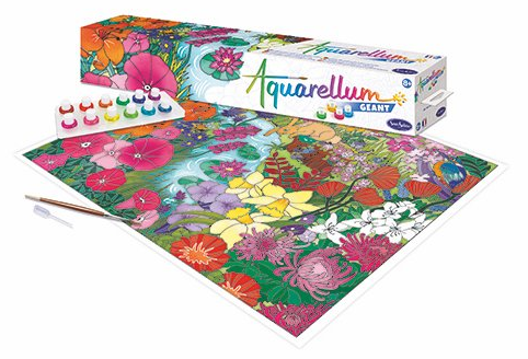 Aquarellum Giant Poster English Garden 65 cm