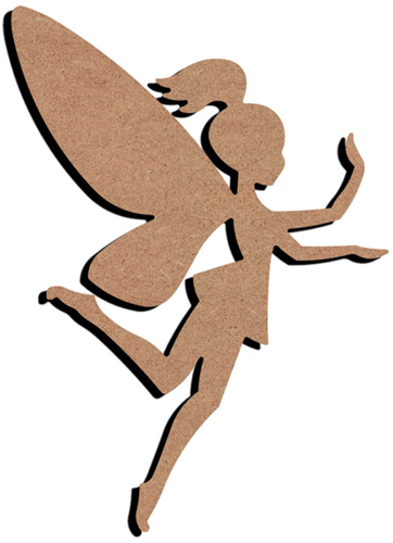 MDF Figuur Fee 26 cm