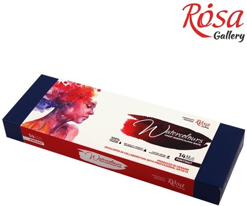 Rosa Gallery Aquarelverf Set Portret 14 Pan
