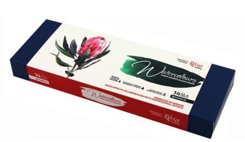 Rosa Gallery Aquarelverf Set Botanical 14 Pan