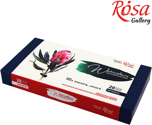 Rosa Gallery Aquarelverf Set Botanical 28 Pan
