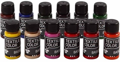 CC Textile Color Basic Set 50ml 12 stuks-3