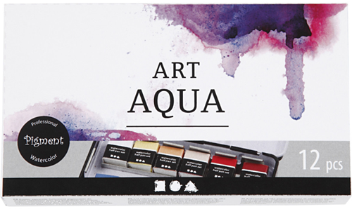 Pigment Art Aquarelverf Set 12 ½ Pan-3