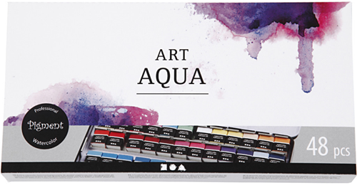 Pigment Art Aqua Aquarelverf Set 48 ½ Pan-2