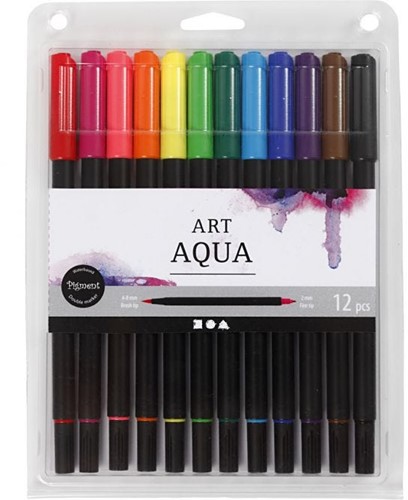 CC Pigment Art Aquarelstiften 23 cm Diverse Kleuren 12 Stuks-2