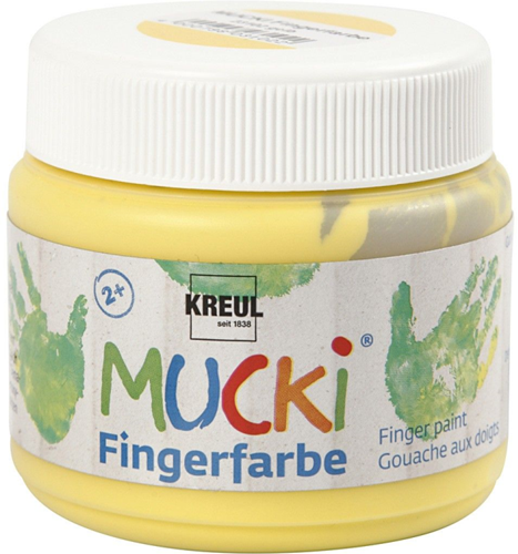 Mucki Vingerverf Geel 150 ml