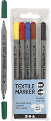 CC Textielstiften Primair 6 stuks
