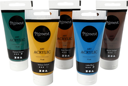 Pigment Art  Acrylverf Set 5 Natuurkleuren à 75 ml