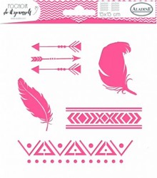 Aladine Deco sjabloon 15x18 cm Ethnisch