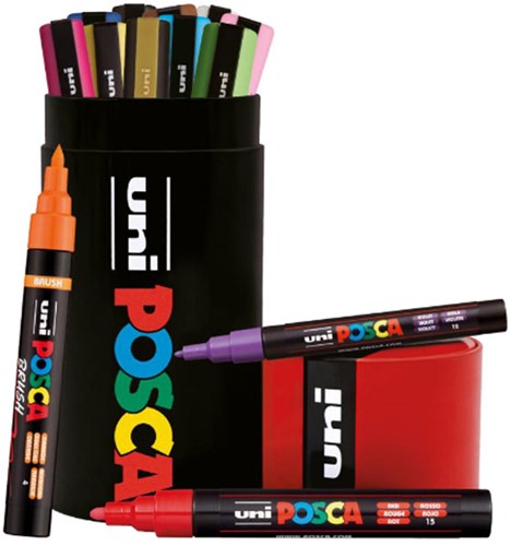 Uni Posca Pigment Marker Tube Set 13 Pieces-2
