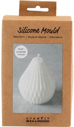 CC Silicone Mal Ribbed Drop shape 8x7 cm
