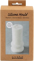 CC Silicone Mal Ribbed Cylinder with Bows 12.5x6 cm