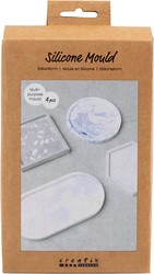 CC Silicone Mal Coasters Square Circle Hexagon and Oval