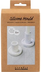 CC Siliconen Mal Kandelaar 6,5+7,5 cm