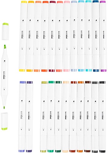 CC Alcoholmarkers Set 24 stuks