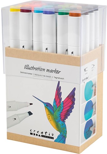 CC Alcoholmarkers Set 24 stuks-3