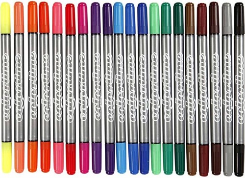 Colortime Dubbelstift Set 20 stuks