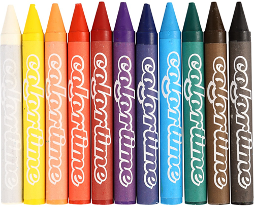 Colortime Kleurkrijt Set 48 stuks