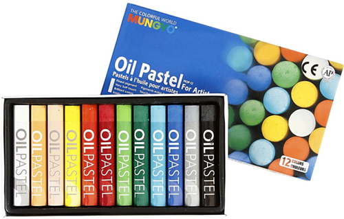 Mungyo Oil Pastels Set 12 pieces