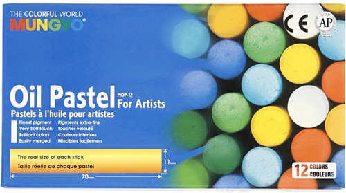 Mungyo Oil Pastels Set 12 pieces-2