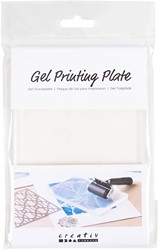 CC Gel Drukplaat 12,7x17,8x1 cm Mat Transparant