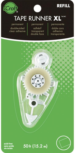 iCraft Permanente Dubbelzijdig Tape Navulling XL 15 m