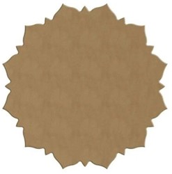 Gomille MDF Vorm Zonnebloem 20 cm