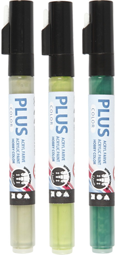Plus Color Marker Set Natuur 3 stuks
