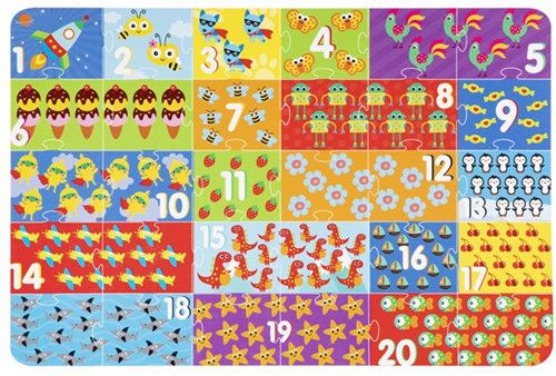 Grafix Gigantische Cijfers Activiteiten Puzzel 88x58,5 cm-3