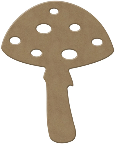 Gomille MDF Figuur Paddestoel 15 cm