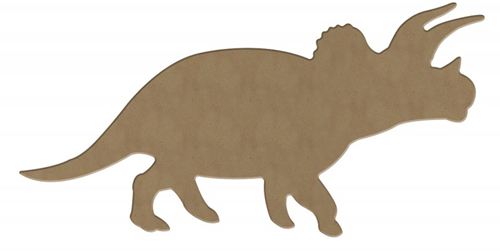Gomille MDF Figuur Triceratops 29 cm