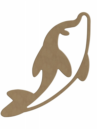 Gomille MDF Figuur Dolfijn 32 cm