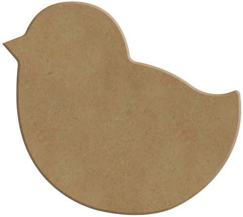 Gomille MDF Figuur 6x5,4 cm Eendje
