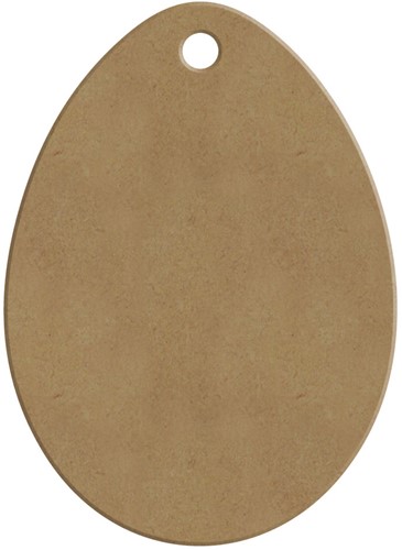 Gomille MDF Figuur 5,8x8 cm Ei