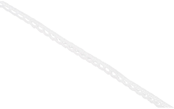 CC Gehaakt Kanten Lint 10 mm 10 m Wit