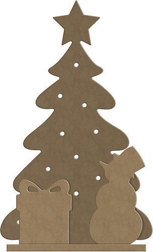Gomille MDF Figuren Set Kerstboom