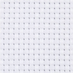 CC Aida Fabric, white, size 50x50 cm, 35 squares per 10cm , 1 pc