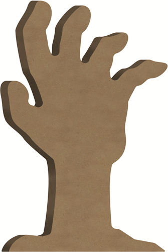Gomille MDF Figuur 10x17 cm Zombie Hand