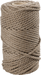 CC Macramékoord 4 mm 55 m Lichtbruin