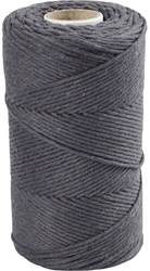 CC Macramékoord 2 mm 198 m Grijs