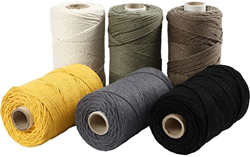 CC Macramékoord 2 mm Set 6x198 m Multi