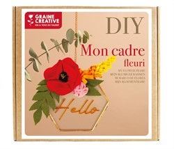 GC DIY Kit Vilten Bloemen Frame Hanger Hexagon 5 x 5 x 5 x cm
