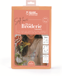 EMBROIDERY KIT ON CLOTHING - SELF LOVE 165 x 240 x 50 mm