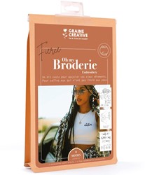 EMBROIDERY KIT ON CLOTHING - BE FIERCE 165 x 240 x 50 mm