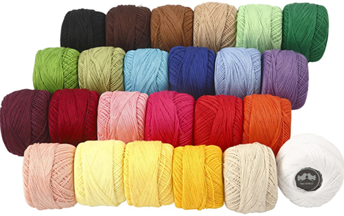 CC Mercerised Katoengaren Set 24x20 gr Multigekleurd