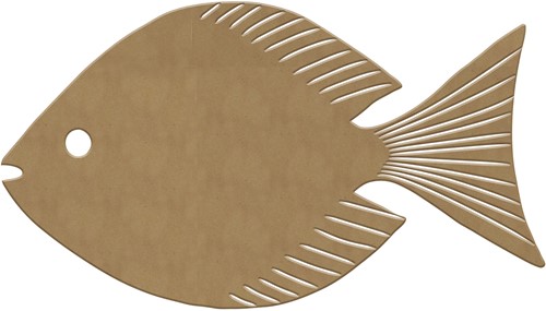 Gomille MDF Figuur 31x15 cm Vis