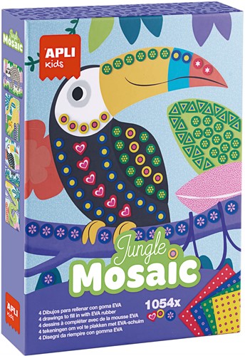 Apli Eva Foam Mozaiek Set Jungle
