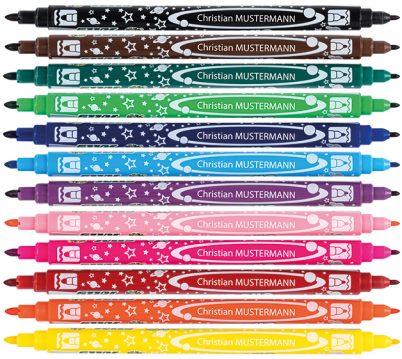 Jolly Superstar Duo Markers 12 colors-2