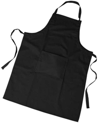 CC Apron, black, size M-XL cm, L: 89 cm, W: 66 cm, 210 g, 1 pc